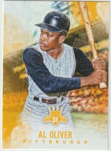 2017 Donruss Diamond Kings #92 Al Oliver card, Pittsburgh Pirates