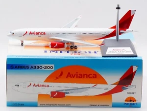 Avianca Airlines Airbus A330-200 modelo de avión fundido a presión modelo N968AV en vuelo 1:200 - Imagen 1 de 15