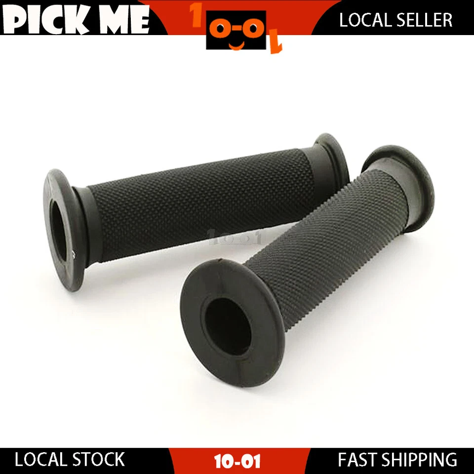 Par de empuñaduras de manillar de 7/8"" 22 mm extremo abierto para Ducati Monster 1200 S 2014-2018 Foto 1 de 4