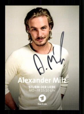 Alexander Milz Sturm der Liebe  Autogrammkarte Original Signiert # BC 213732 - Bild 1 von 2