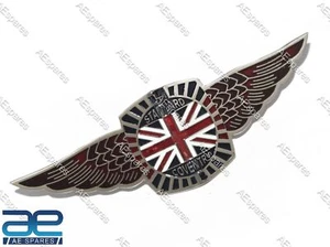 Standard of Coventry Enamel Wings Car Radiator Grille Badge @US - Foto 1 di 7