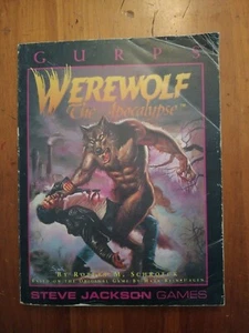 GURPS Werewolf the Apocalypse RPG SJG Steve Jackson Games Role Playing Game - Imagen 1 de 12