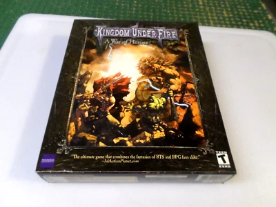 KINGDOM UNDER FIRE: A WAR OF HEROES - (PC, CD-ROM, 2000) - BIG BOX - NEW - Image 1 of 4