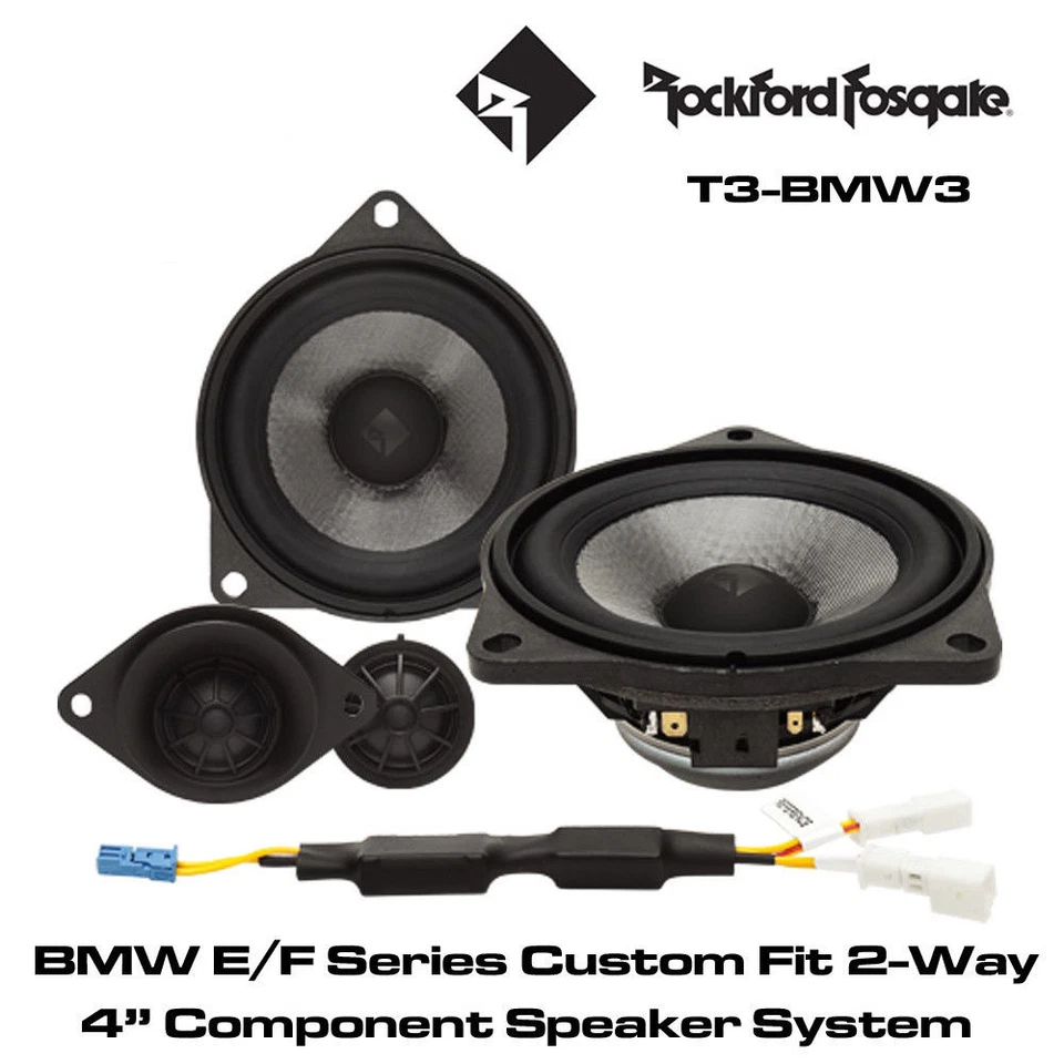 Altavoces componentes de 2 vías Rockford Fosgate T3-BMW3 - BMW serie E/f ajuste personalizado Foto 1 de 1