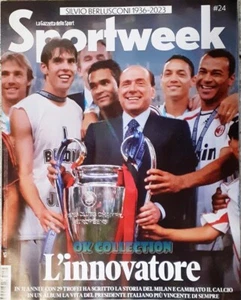 SILVIO BERLUSCONI ZLATAN IBRAHIMOVIC GOODBAY MILAN revista SPORTWEEK n.o 24/2023 - Imagen 1 de 13