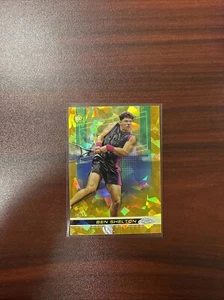 2024 Topps Chrome Tennis Ben Shelton Gold Sapphire Rookie 39/50 RC SSP #89 - Foto 1 di 3