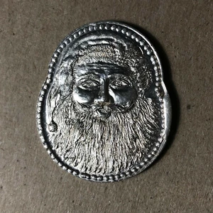 Golden State Mint Santa Clause Head, Merry Christmas .999 1 Oz Silver Round - Picture 1 of 2