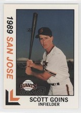 1989 Best San Jose Giants Scott Goins #27