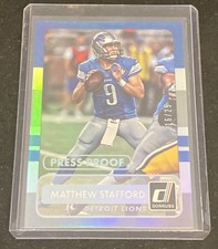 Matthew Stafford 2015 Donruss Panini Press Proof #’d 16/25 SUPER BOWL CHAMP!! 🔥