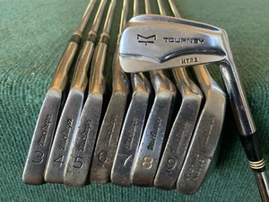 1968 MACGREGOR MT TOURNEY MTR2 IRON SET - - RH, 2-PW, Med. Steel, NEW GP GRIPS! - Picture 1 of 12