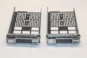 DELL EQUALLOGIC .. lot de 2x CADDY RACK SAS SATA 3.5" ref: 0Y79JP - Photo 1/9