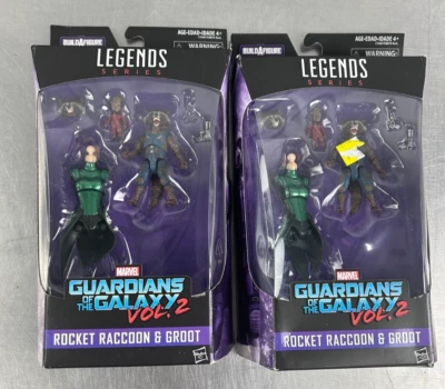 Marvel Legends Guardians of the Galaxy Vol. 2 РАКЕТЫ ЕНОТ И GROOT богомол (x2) - Изображение 1 из 2