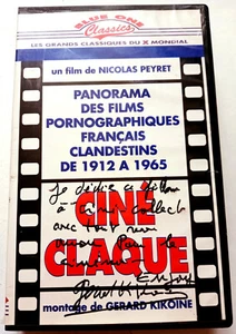 VHS Ciné Claque (Blue One - 1976) - Gérard KIKOINE - Dédicacée - RARE - Bild 1 von 3
