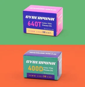 Mix 2 - Cyberpunk 400D & 640T 35mm 36exp C-41 Motion Picture Color Negative Film - Picture 1 of 11