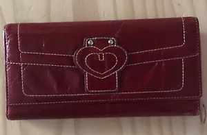 vintage Lovcat leather wallet Burgundy (See Pics For Details) - Picture 1 of 4