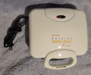 Waffle Panadero Belga Toastmaster Fácil Limpieza Blanco Funciona Buen Estado - Imagen 1 de 9