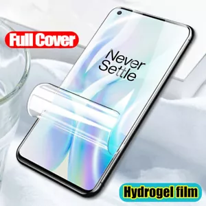 Soft Full Cover Hydrogel Film For Oneplus 11 8T 9R 7t ACE 2 Nord Protective Film - Bild 1 von 16