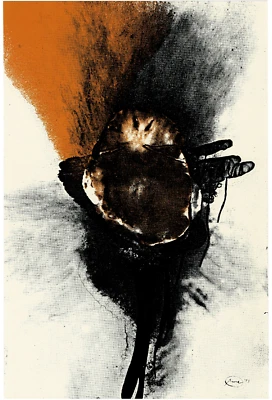 Otto Piene  " ohne Titel " Serigraphie - Siebdruck  1975/ 1977 signiert u. dat. - Bild 1 von 2