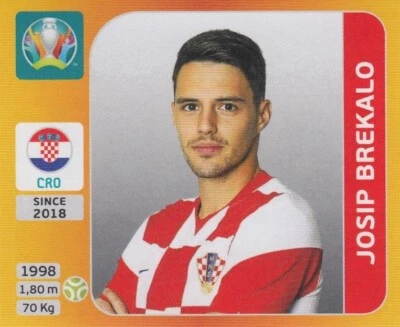 PANINI FUßBALL UEFA EURO 2020 TOURNAMENT 2021 Panini Sticker Euro 2020 Tournament 2021 No. 363 Josip Brekalo Image