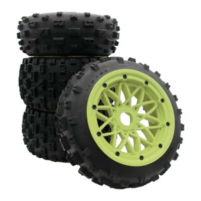 Aufgearbeitete Nylon Offroad Geländereifen mit Rillen für 1/5 HPI Rovan Baja 5B - Bild 1 von 4