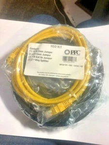 NEW HSD Kit with 7ft Cat5eJumper, 6ft and 12ft Coax Jumpers, 2 way splitter - Picture 1 of 2