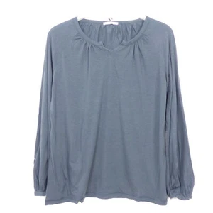 OKHA - Sunday In Bed Longsleeve Sleepwear Langarm Shirt Grau Gr. M 38 - Bild 1 von 2