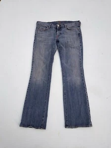 VTG 7 for all mankind Women's Blue Jeans Bootcut - Made in USA SZ 31 - Picture 1 of 12