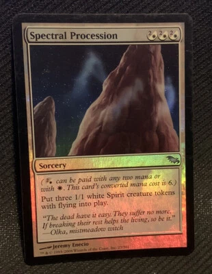 MTG - 1x Spectral Procession - Foil - Shadowmoor NM - Image 1 of 2
