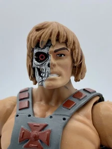 Masters of the Universe Classics Custom Battle Damaged Heman Faker  HEAD Motu - Picture 1 of 10