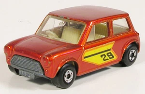 MATCHBOX 29 BMC RACING MINI AUSTIN MORRIS VINTAGE SUPERFAST LESNEY ENGLAND BFL - Picture 1 of 6