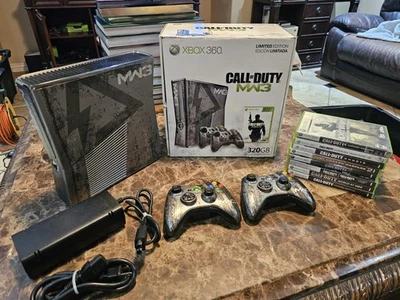 Mando Xbox 360 S 320GB Call of Duty MW3 Edition 2 9 juegos COD probado restablecimiento Foto 1 de 4