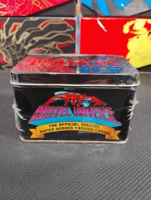 1990 Marvel Super Heroes Trading Cards  Edition Tin 1932 Of 4000 Sealed -read- - Image 1 of 4
