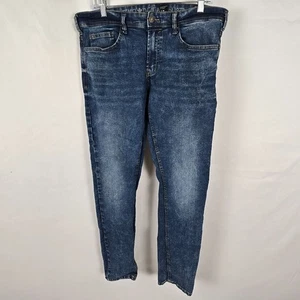 Buffalo David Bitton Jeans Men's 32** Blue Medium Fade Max-X Skinny Stretch - Picture 1 of 22