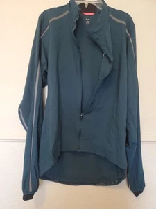 Rapha Le Mistral Cycling Wind Jacket Full Zip Mens size Large Blue Green - Picture 1 of 22