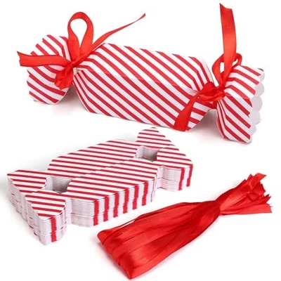  24 PIEZAS Cajas de Caramelos de Navidad - Cajas vacías de Navidad con Cinta, Pequeñas  Foto 1 de 4