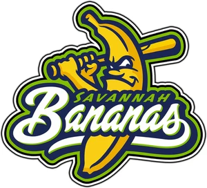 #2966 Savannah Bananas Logo #2 Pegatina Marca Impermeable Vinilo Calcomanía Troquelada Coche - Imagen 1 de 1