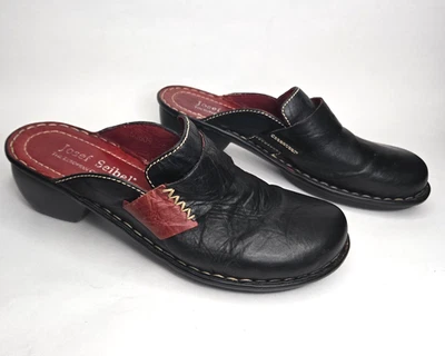Josef Seibel Chelsea Mules Womens 39 Black Slip On Clog Euro Comfort Shoe 150609 - Image 1 of 4