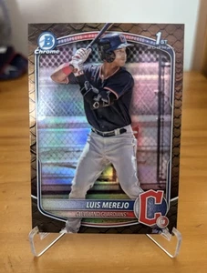 2025 Bowman Chrome Snakeskin #BCP-140 Luis Merejo Cleveland Guardians 1st Bowman - Bild 1 von 2