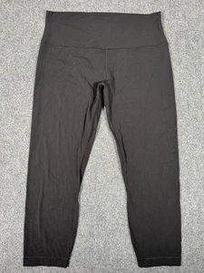 Lululemon Align Leggings Damen 14 schwarz hoher Bund Yoga Fitnessstudio Training 23 Zoll gebraucht, in einwandfreiem Zustand - Bild 1 von 12