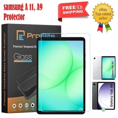 Samsung Galaxy A11Tab 2025, A9 Tab Toughened Glass 2 Pack Anti-Scratch Protector - Image 1 of 4