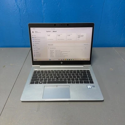 HP EliteBook 840 G6 Core i7-8565U 16GB Ram 256GB SSD Windows 11 Laptop - Image 1 of 4