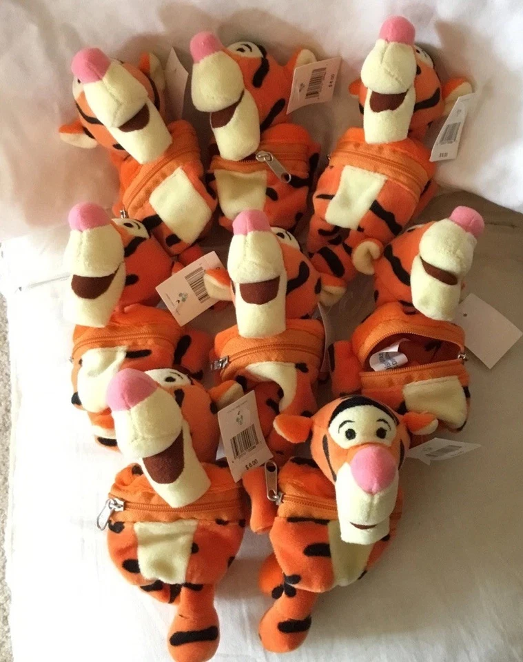 Cartera de muñeca Tigger nueva con etiqueta Disney World lote de 8 Foto 1 de 4