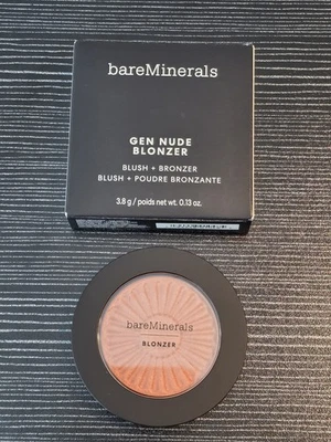 Bare Minerals Blonzer - Kiss Of Copper Gen Nude Bronzer Blush NIB 0.13oz Fullsze - Image 1 of 4