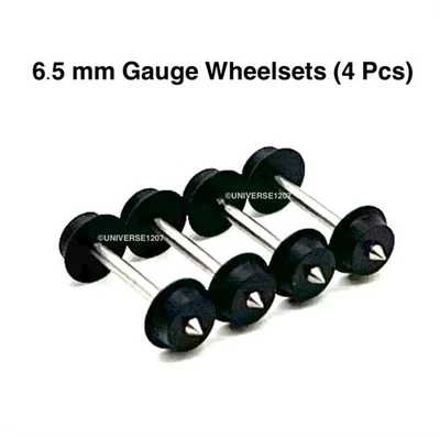 Aru-Model 6.5mm Narrow Gauge Wheelsets 4 pcs Diameter 3.5mm Z, Nn3, Nm, H0f, H0i - Image 1 of 3