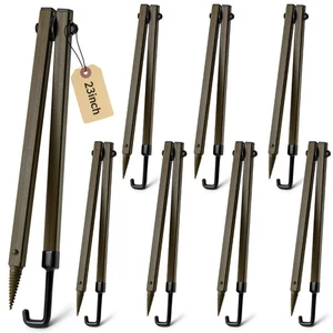 6 Stück 3/6/8 Stück Baumständer Bogenaufhänger 23 Zoll Jagdzubehör für Bogenschießen... - Bild 1 von 7