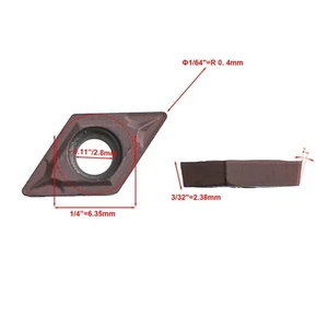 10Pcs DCMT070204 Carbide Inserts Speed and Durability for Turning Tool - Picture 1 of 12