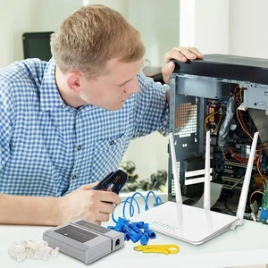 All-in-One-Crimpwerkzeug Kompaktes RJ45-Durchführungs-Crimpwerkzeug-Set❀ - Afbeelding 1 van 23