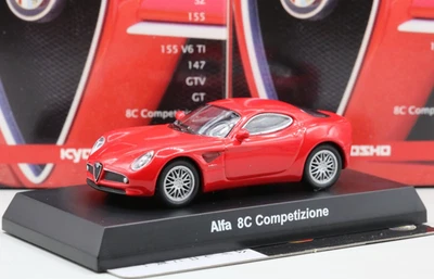 Kyosho 1/64 Alfa Romeo Collection 1 Alfa Romeo 8C Competizione 2007 Red - Image 1 of 4