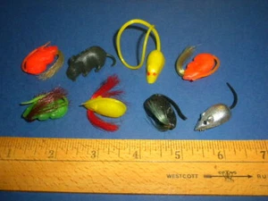 8 RATS/MICE gumball vending machine dime store 1960's/1970's LOT vintage toys - Picture 1 of 6
