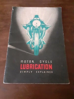 CASTROL 1937  Motor Cycle lubrification simply explained anti manual book - Image 1 of 4